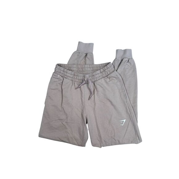 Gymshark Training Joggers Beige Pink Women’s XS Pull on Sweatpants Gym Lifting - Picture 3 of 13